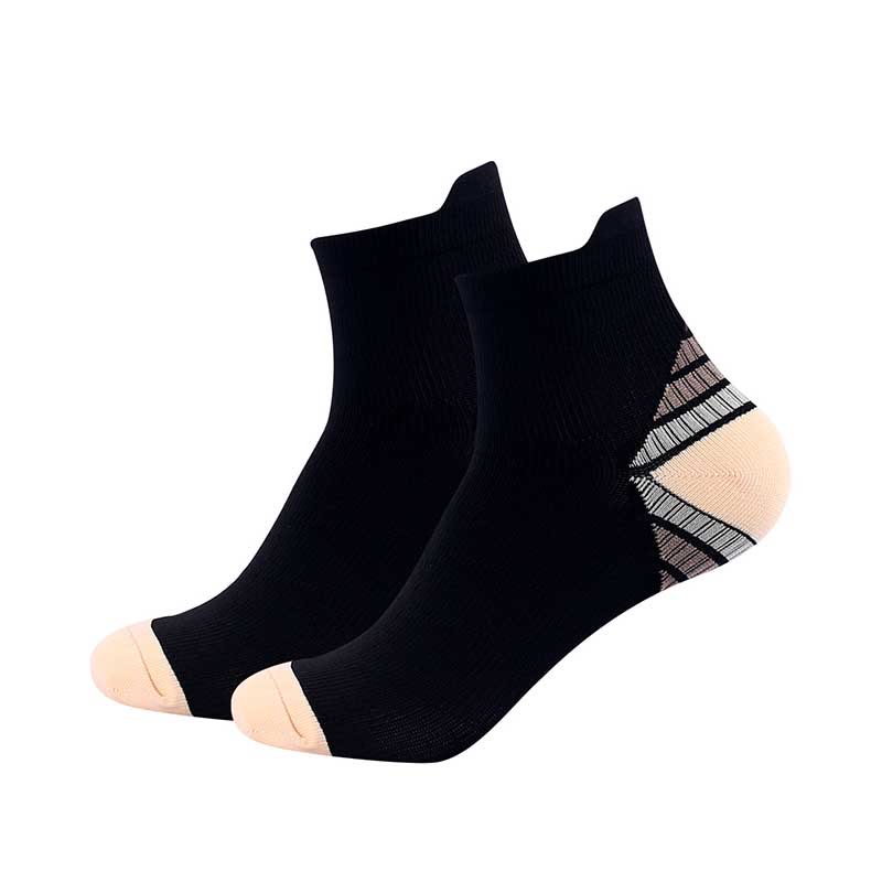Chaussettes de compression athlétiques rembourrées grande taille (7 paires) - Jaune - EU40-46 (US7-12) - image 2