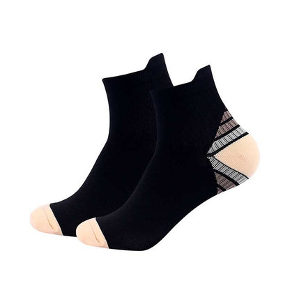 Chaussettes de compression athlétiques rembourrées grande taille (7 paires) - Jaune - EU40-46 (US7-12) - image 2