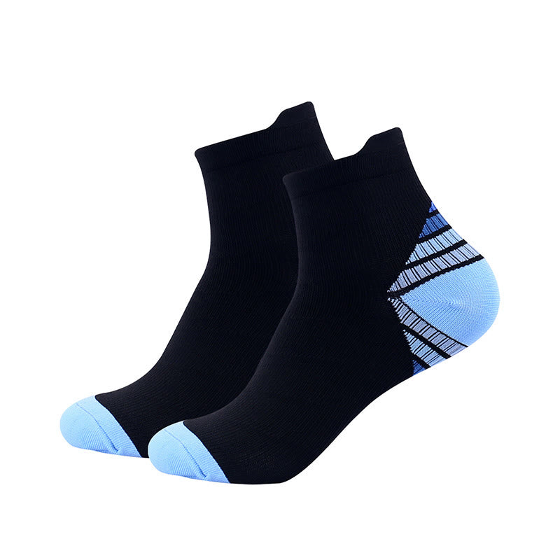 Chaussettes de compression athlétiques rembourrées grande taille (7 paires) - Bleu - EU40-46 (US7-12) - image 6