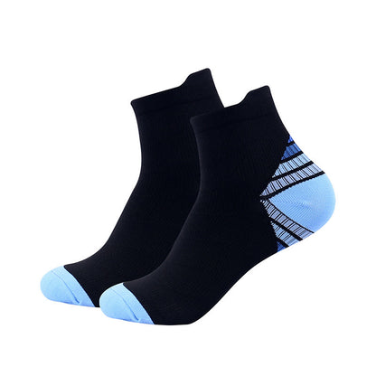 Chaussettes de compression athlétiques rembourrées grande taille (7 paires) - Bleu - EU40-46 (US7-12) - image 6