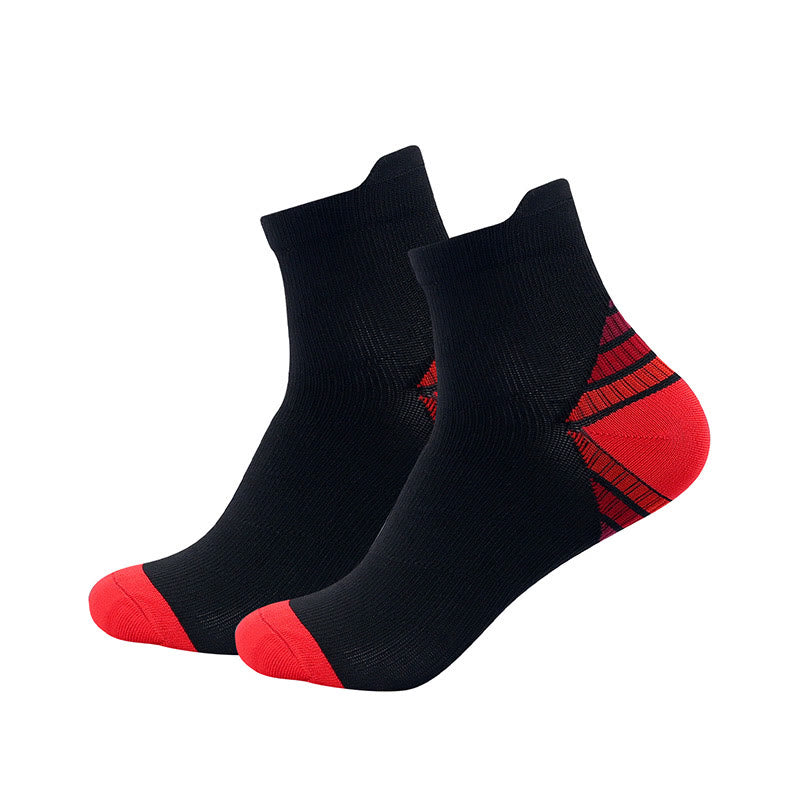 Chaussettes de compression athlétiques rembourrées grande taille (7 paires) - Rouge - EU40-46 (US7-12) - image 7