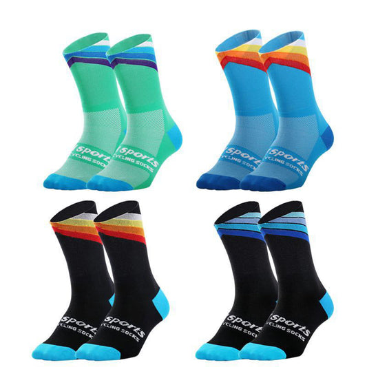 Chaussettes de compression quart de tour pour l'alpinisme (4 paires) - Multicolore - EU39-46 (US6-12) - image 0