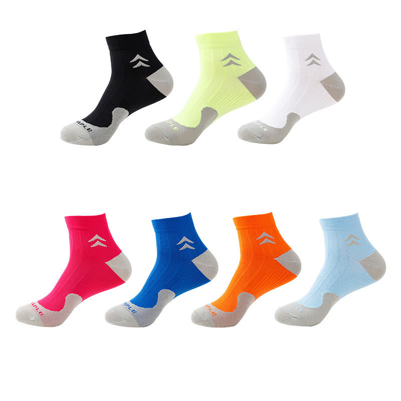 Chaussettes de compression pour chevilles avec soutien de la voûte plantaire grande taille (7 paires) - Multicolore - EU40-46 (US7-12) - image 0