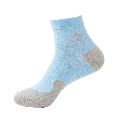 Chaussettes de compression pour chevilles avec soutien de la voûte plantaire grande taille (7 paires) - Bleu clair - EU40-46 (US7-12) - image 5