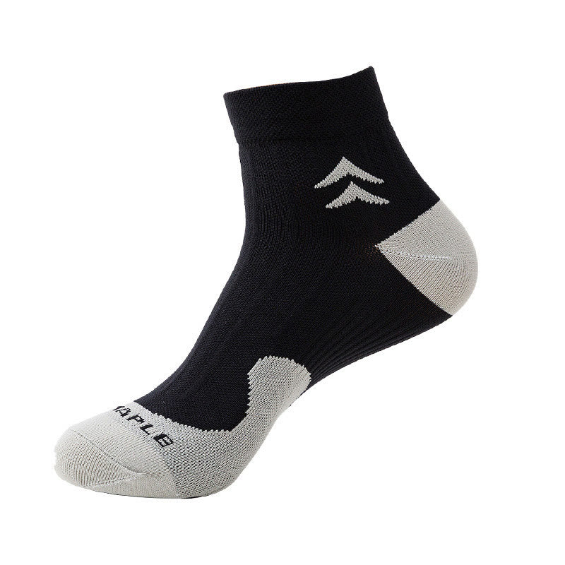 Chaussettes de compression pour chevilles avec soutien de la voûte plantaire grande taille (7 paires) - Noir - EU40-46 (US7-12) - image 1