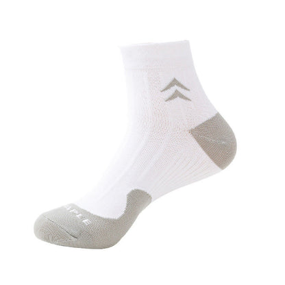 Chaussettes de compression pour chevilles avec soutien de la voûte plantaire grande taille (7 paires) - Blanc - EU40-46 (US7-12) - image 3