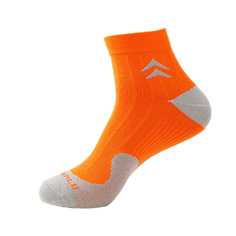 Chaussettes de compression pour chevilles avec soutien de la voûte plantaire grande taille (7 paires) - Orange - EU40-46 (US7-12) - image 4