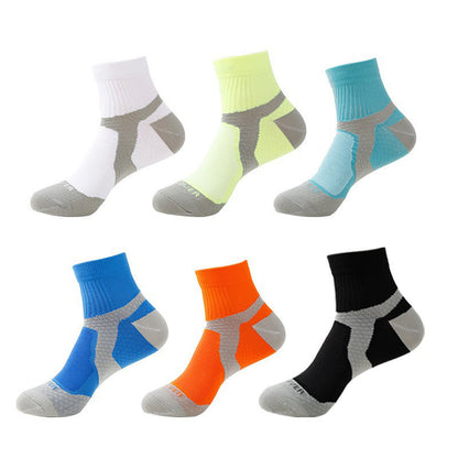 Chaussettes de compression de course grande taille (6 paires) - Multicolore - EU37-39 (US4-6) - image 0