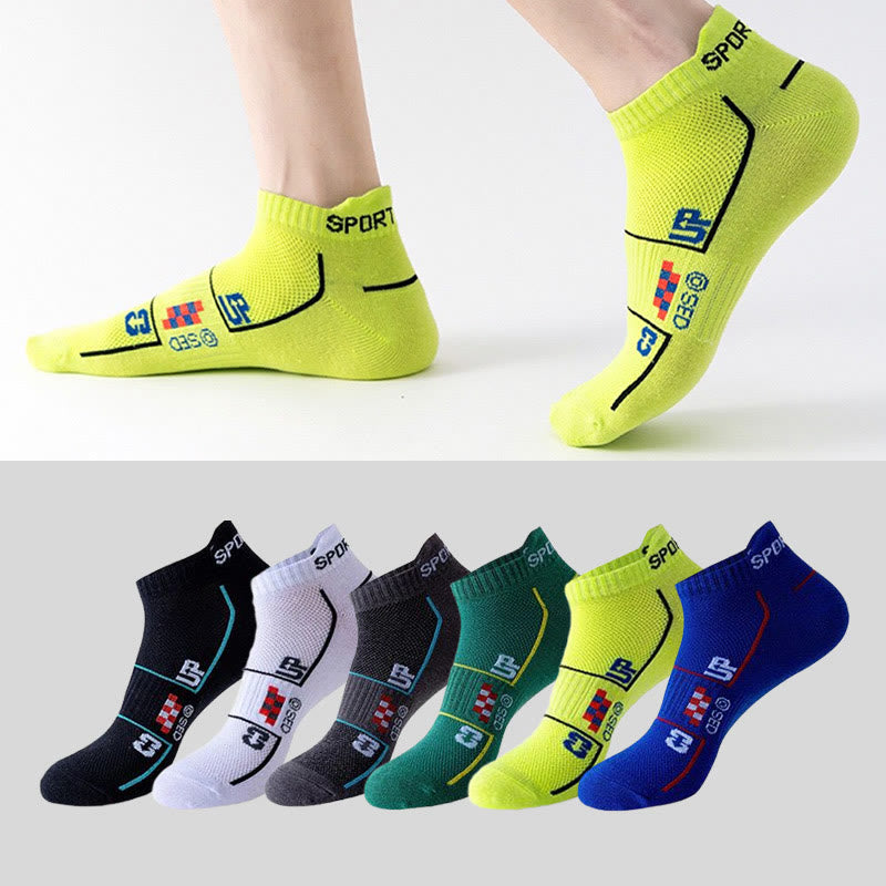 Chaussettes de compression ventilées en maille grande taille (6 paires)