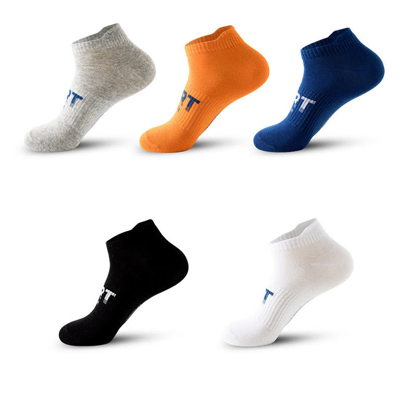 Chaussettes de compression respirantes et rembourrées grande taille (5 paires) - Multicolore - EU38-45 (US5-11) - image 0