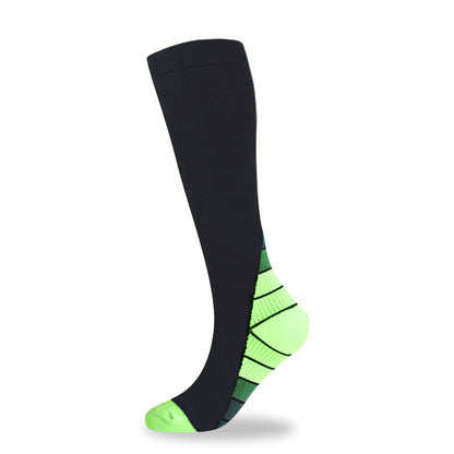 Chaussettes de compression hautes pour cyclisme (4 paires) - Vert - S/M - image 7