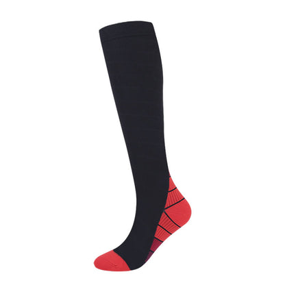 Chaussettes de compression hautes pour cyclisme (4 paires) - Rouge - S/M - image 8