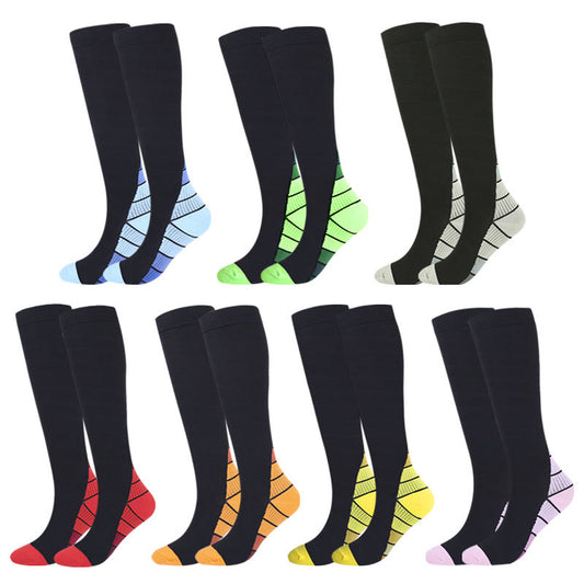 Chaussettes de compression hautes pour cyclisme (4 paires) - image 0