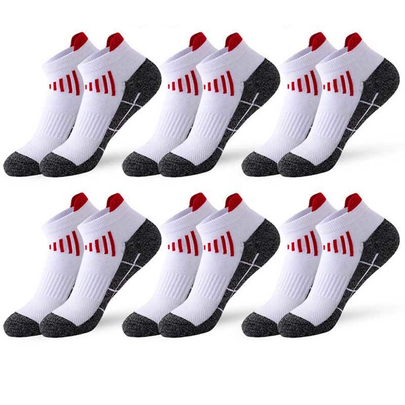 Chaussettes de compression confortables grande taille (6 paires) - Gris - EU37-45 (US4-11) - image 2