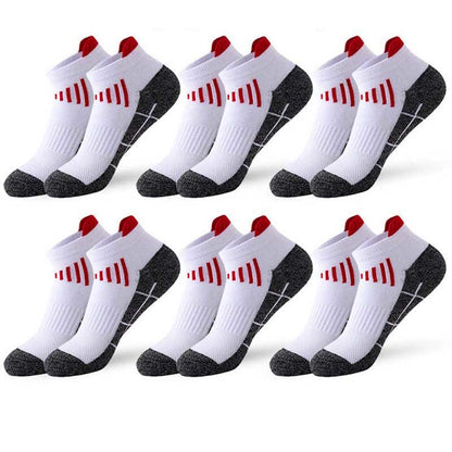 Chaussettes de compression confortables grande taille (6 paires) - Gris - EU37-45 (US4-11) - image 2