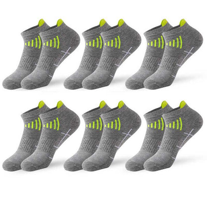 Chaussettes de compression confortables grande taille (6 paires) - Gris clair - EU37-45 (US4-11) - image 3