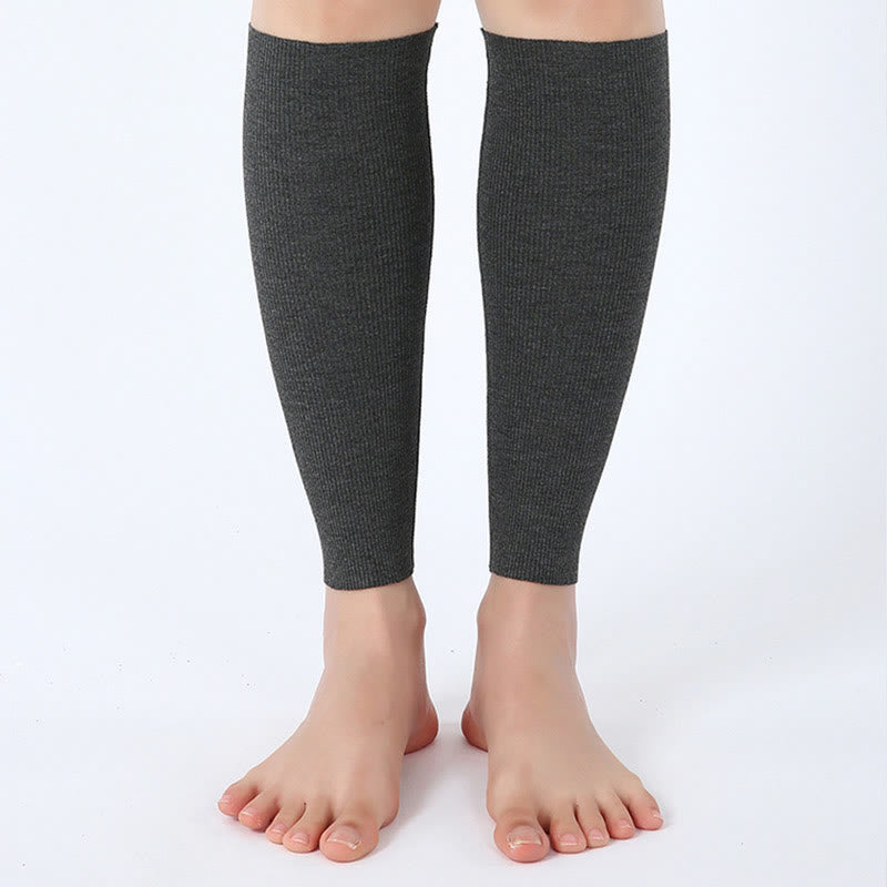 Chaussettes de compression respirantes en modal pour les douleurs au mollet - Gris foncé - XL - image 3