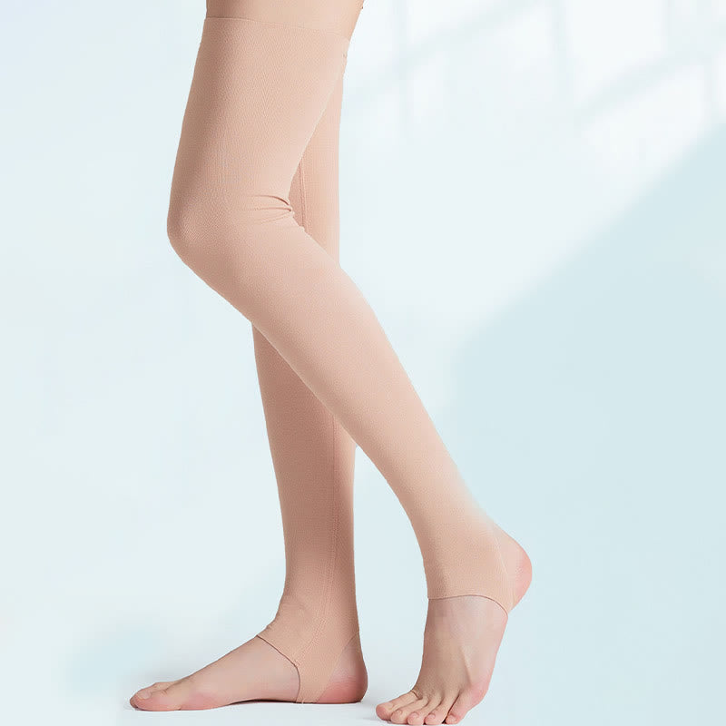 Chaussettes de compression hautes en modal respirant - image 2