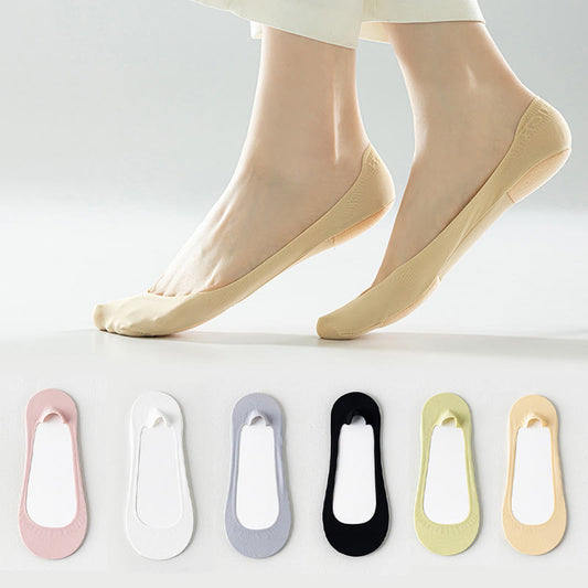 Chaussettes invisibles rembourrées (6 paires) - image 0