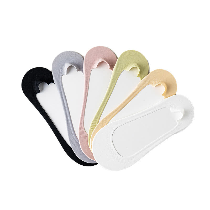 Chaussettes rembourrées invisibles grande taille (6 paires)