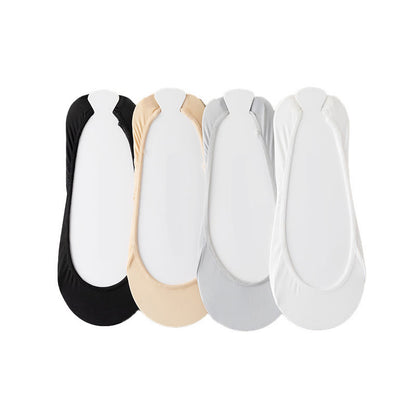 Chaussettes rembourrées invisibles grande taille (8 paires)