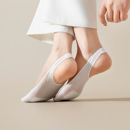 Chaussettes rembourrées invisibles grande taille (8 paires)