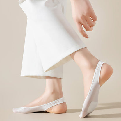 Chaussettes rembourrées invisibles grande taille (8 paires)