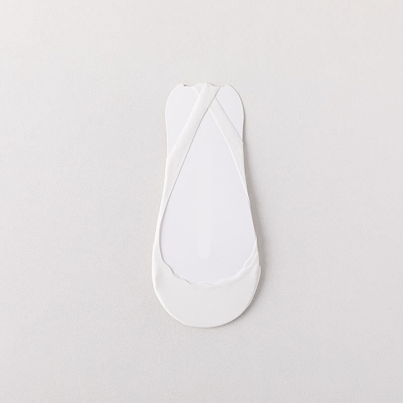 Chaussettes invisibles rembourrées de couleur unie (8 paires) - Blanc - EU37-40 (US4-7) - image 10