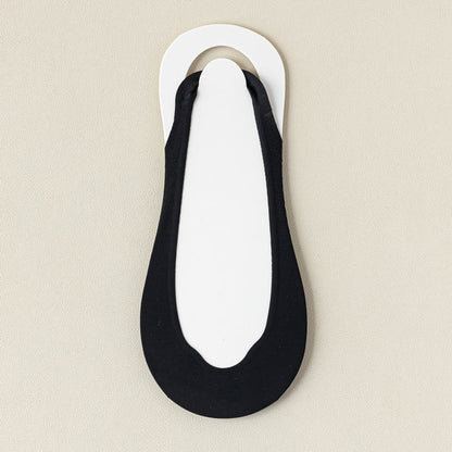 Chaussettes d'été rembourrées mi-longues invisibles (6 paires) - Noir - EU37-40 (US4-7) - image 10