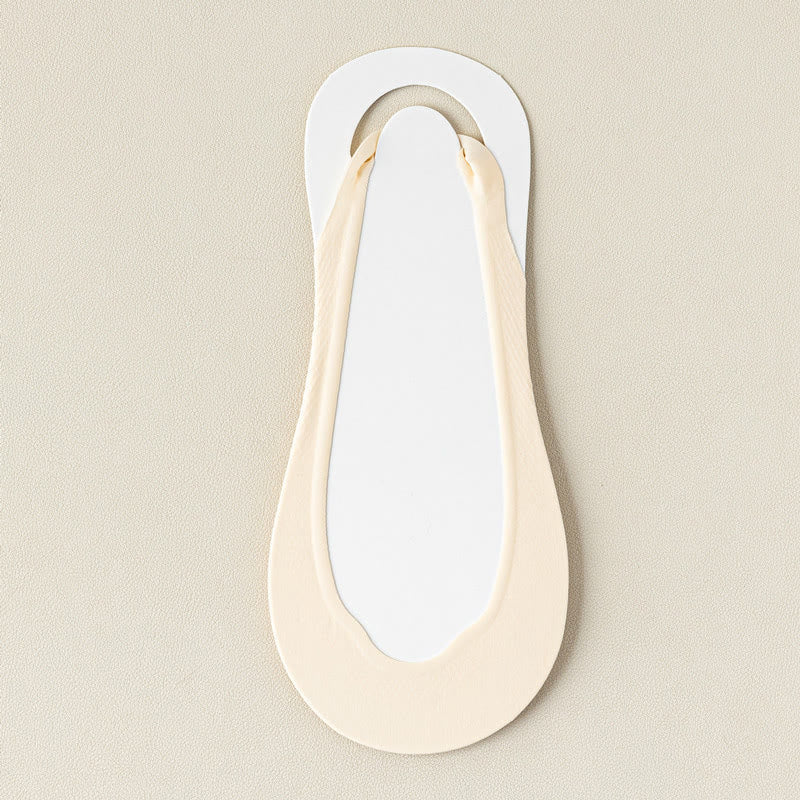 Chaussettes d'été rembourrées et invisibles grande taille (6 paires)