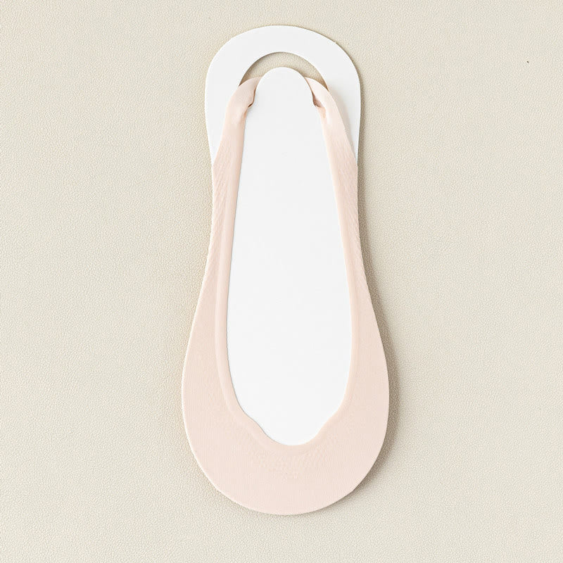 Chaussettes d'été rembourrées mi-longues invisibles (6 paires) - Rose - EU37-40 (US4-7) - image 13