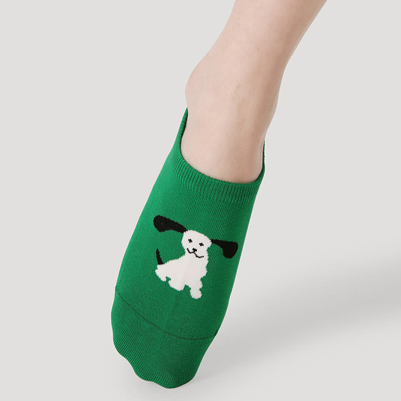 Chaussettes invisibles colorées grande taille pour chat et chien (5 paires) - image 5