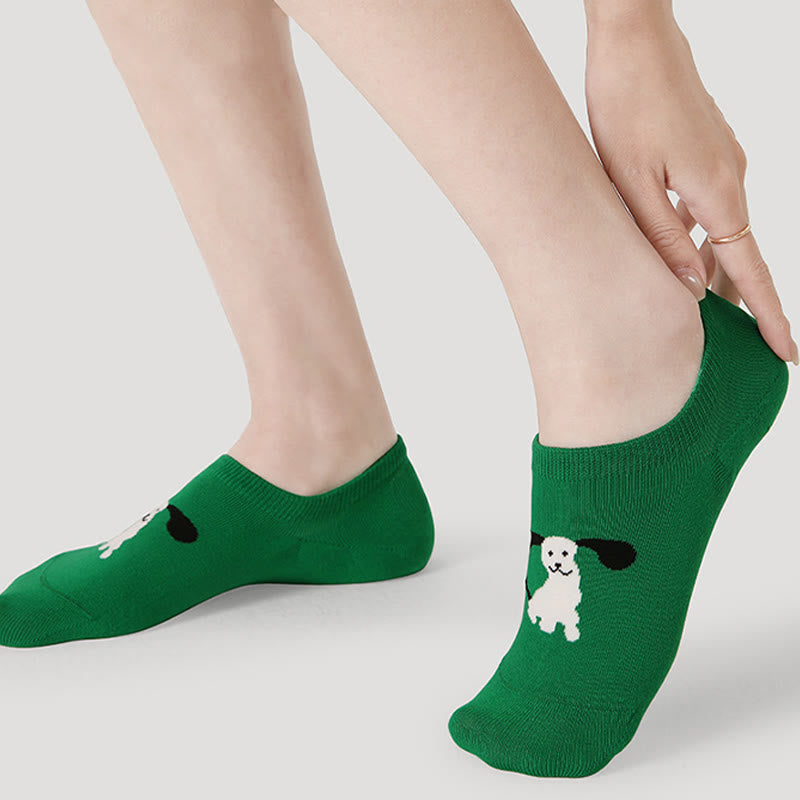 Chaussettes invisibles colorées grande taille pour chat et chien (5 paires) - image 6