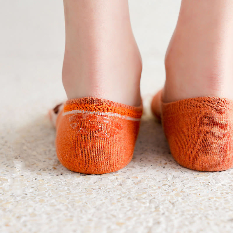 Chaussettes invisibles à motifs d'empreintes de pattes de chat (5 paires) - image 6