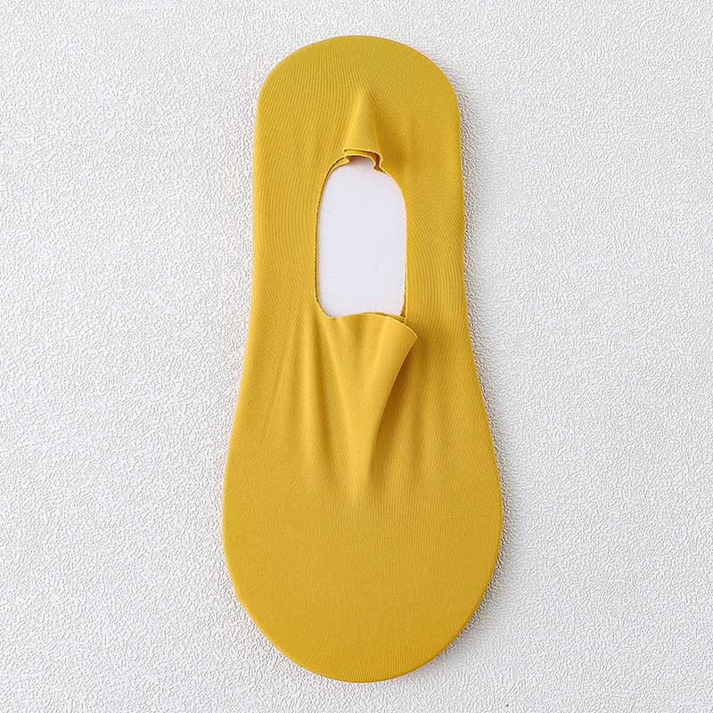 Chaussettes invisibles (5 paires) - Jaune - EU37-40 (US4-7) - image 7