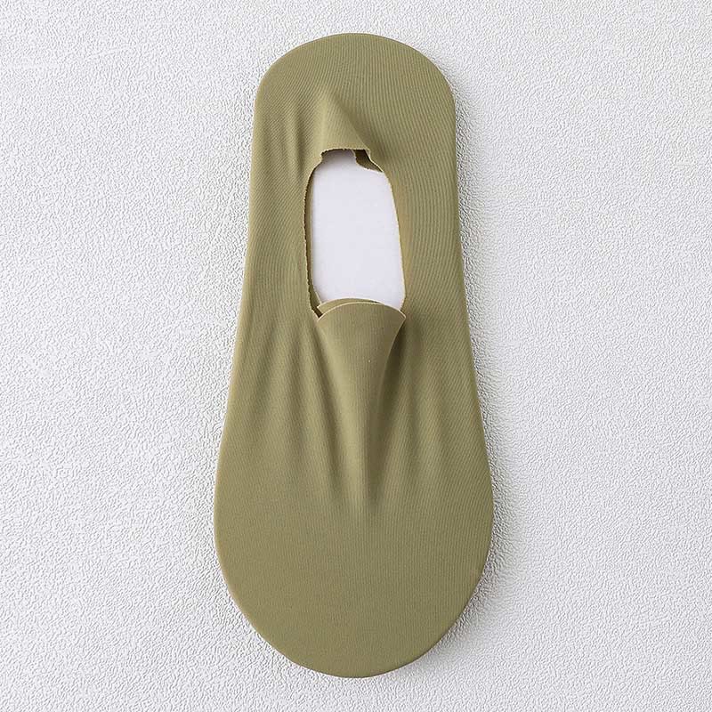 Chaussettes invisibles (5 paires) - Vert armée - EU37-40 (US4-7) - image 14