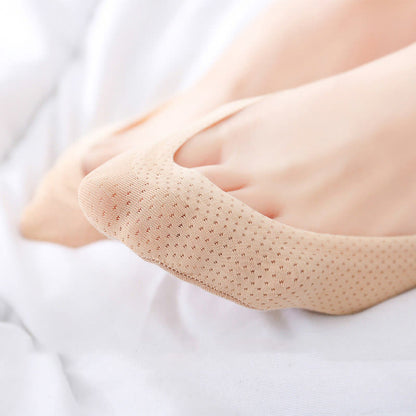 Chaussettes invisibles antidérapantes en maille (10 paires) - image 2