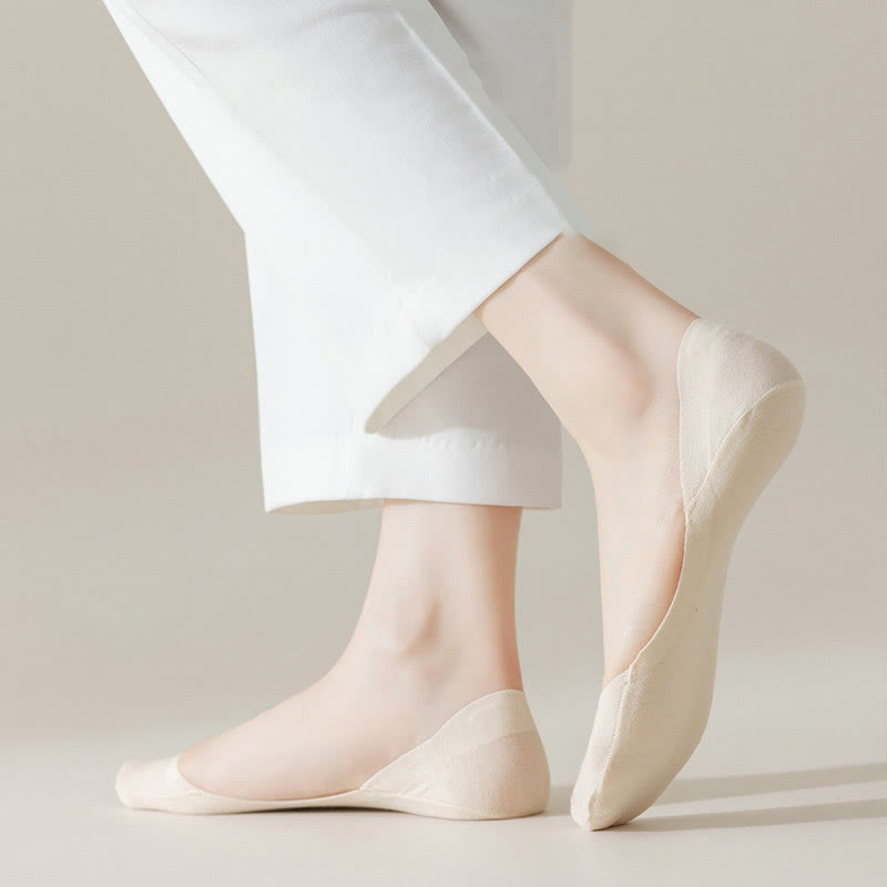 Chaussettes ultra basses invisibles grande taille (5 paires)