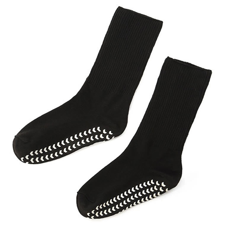 Chaussettes antidérapantes hautes pour diabétiques grande taille (2 paires)
