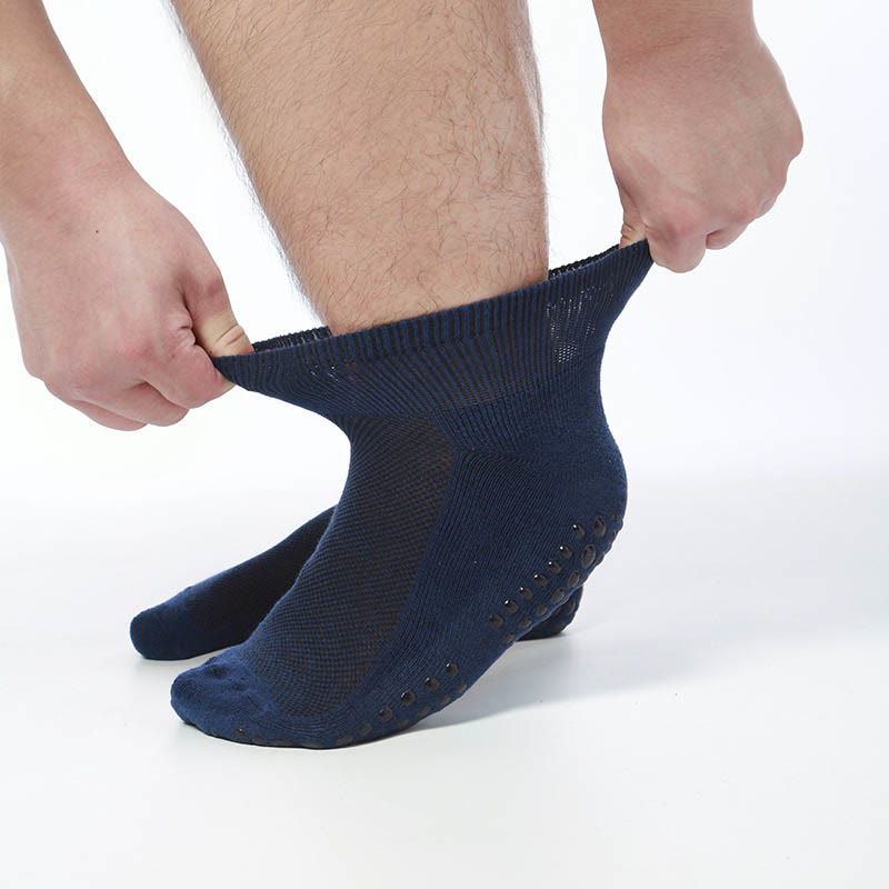 Chaussettes diabétiques extensibles grande taille (2 paires) - Bleu marine - EU40-45 (US7-11) - image 2