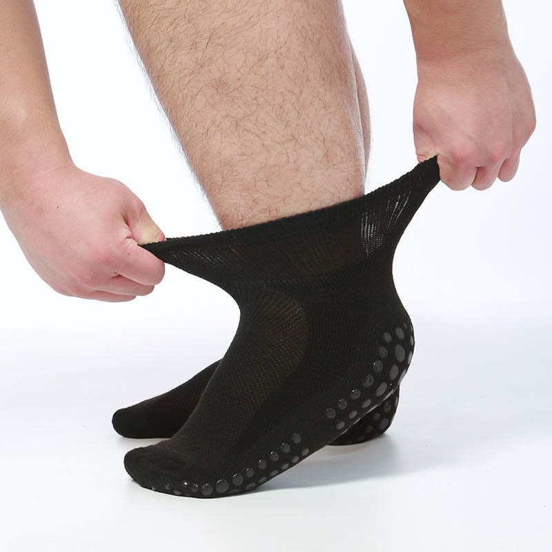 Chaussettes diabétiques extensibles grande taille (2 paires) - Noir - EU40-45 (US7-11) - image 1