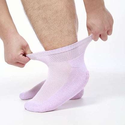 Chaussettes diabétiques extensibles grande taille (2 paires) - Violet - EU40-45 (US7-11) - image 3