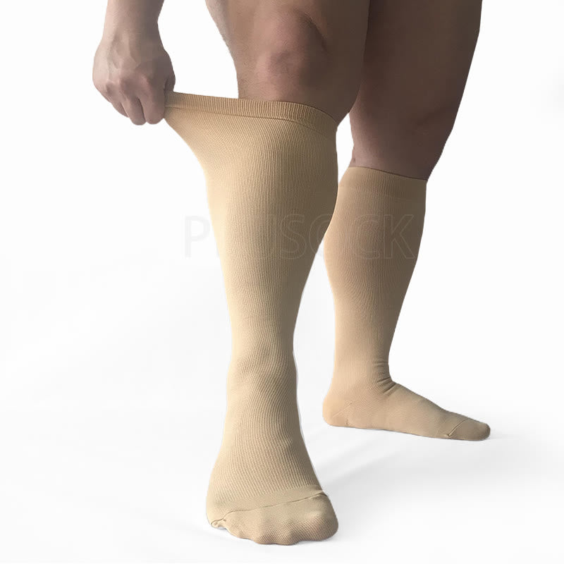 Chaussettes de compression Plusock Grande Taille Couleur unie 2XL- 7XL - image 8