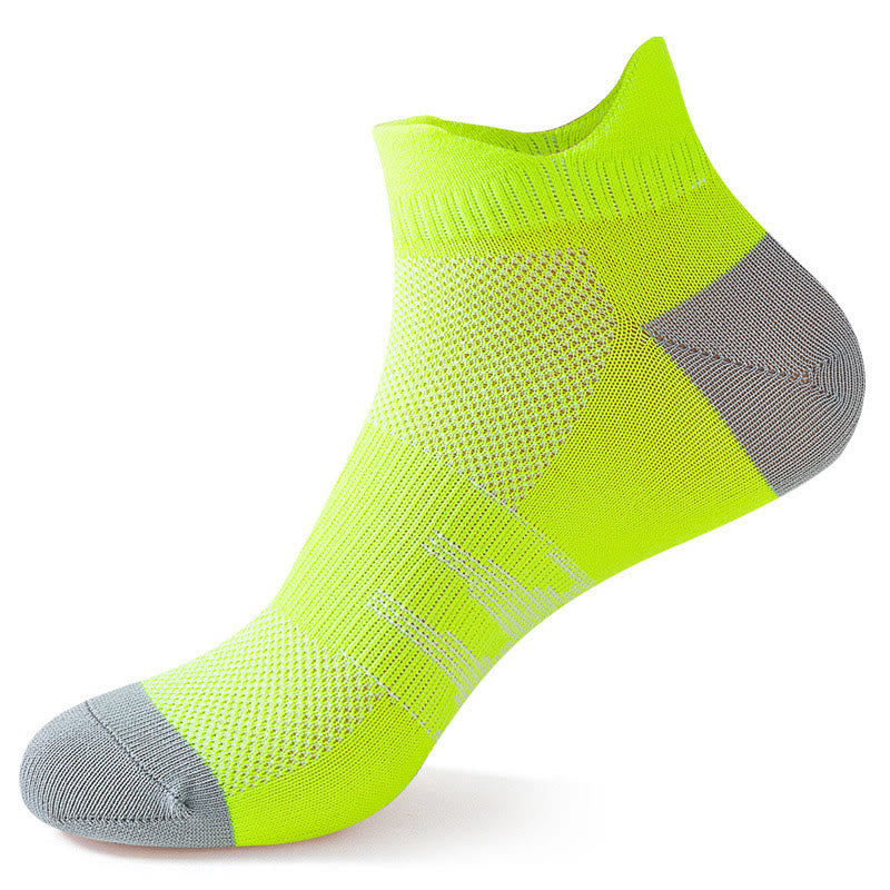 Chaussettes de compression élastiques en maille grande taille (6 paires) - Vert - EU40-44 (US7-10) - image 9