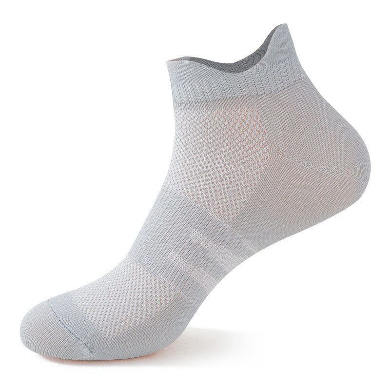 Chaussettes de compression élastiques en maille grande taille (6 paires) - Gris - EU40-44 (US7-10) - image 5