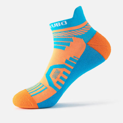 Chaussettes de compression épaisses aux couleurs vives, grande taille (5 paires) - Orange - EU40-45 (US7-11) - image 9