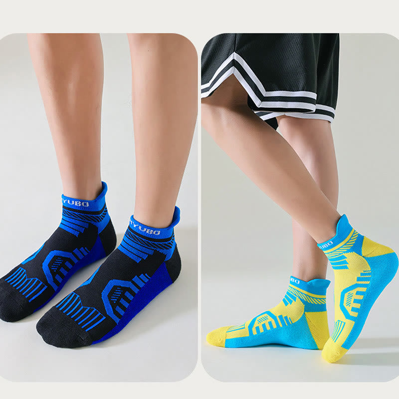 Chaussettes de compression épaisses aux couleurs vives, grande taille (5 paires)