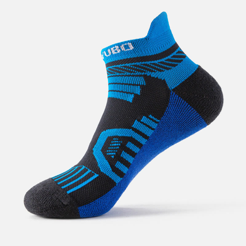 Chaussettes de compression épaisses aux couleurs vives, grande taille (5 paires) - Noir - EU40-45 (US7-11) - image 6