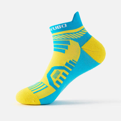 Chaussettes de compression épaisses aux couleurs vives, grande taille (5 paires) - Jaune - EU40-45 (US7-11) - image 7