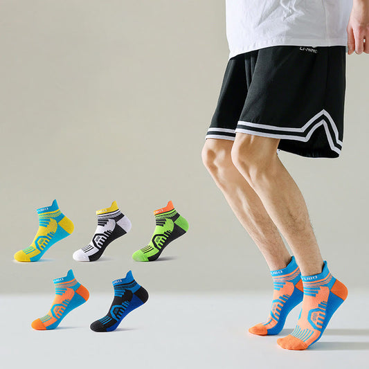Chaussettes de compression épaisses aux couleurs vives, grande taille (5 paires)